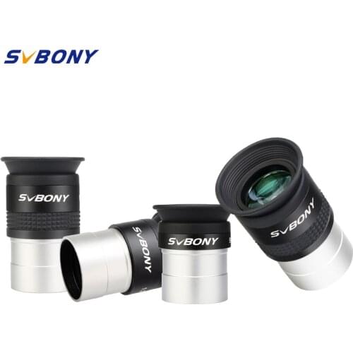 SVBONY 1.25" SV113 9/12/16/20mm Eyepiece Wide Angle 60° & 65° Eyepiece HD Fully Coated for 31.7mm NAstronomic Telescope F9184Z