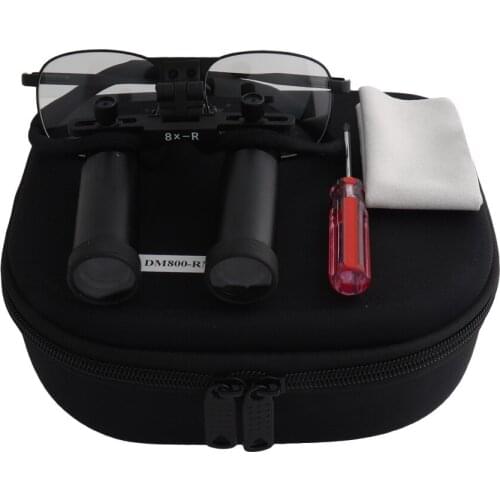 Dental Loupe 8x-R Surgery Surgical Magnifier High Magnification Binocular Optical Microsurgery Magnifying Glasses
