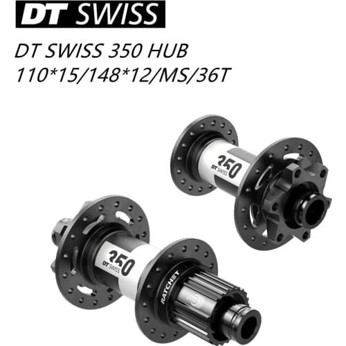 New 2021 original DT Swiss 350 MTB bike classic pull wheel hub, 32H 6-pin disc brake front 110*15 rear 148*12 36TRatchet