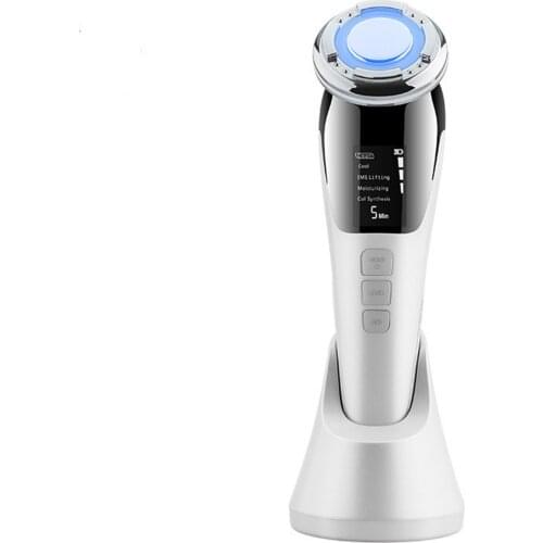 Face Beauty Device EMS Hot & Cold Photon Beauty Instrument Facial Skin Beauty Care Tool for Home 175X55X67mm TK-ing