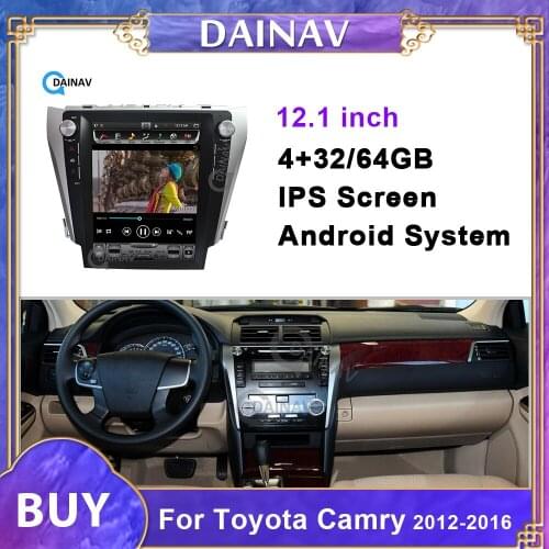Vertical Screen Android Car GPS Navigation For Toyota Camry 2012-2016 Car Multimedia DVD Player Auto Radio Tape Recorder