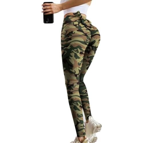 Women Fashion Peach Hip-lifting Sports Fitness Yoga Leggings Sexy High-waist Trouser Butterfly Printing Lady Tight Workout Pants