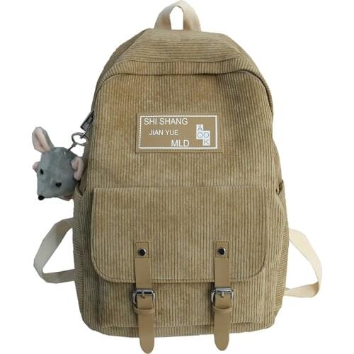 Womens schoolbag waterproof and breathable Korean version of the middle school student backpack simple trendy fashion backpacks