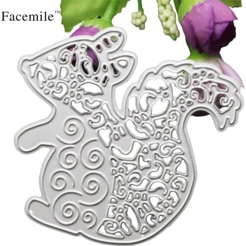 1PC Animal Cutting Dies Metal Snail Cute Squirrel DIY Stencil For Walls Craft Cutting Scrapbook Die
