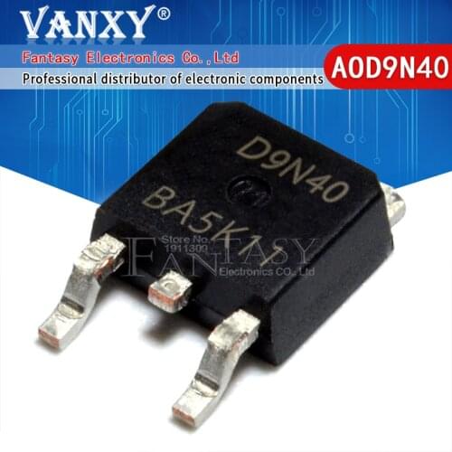 10pcs AOD9N40 TO-252 D9N40 TO252 9N40 400V 8A new original