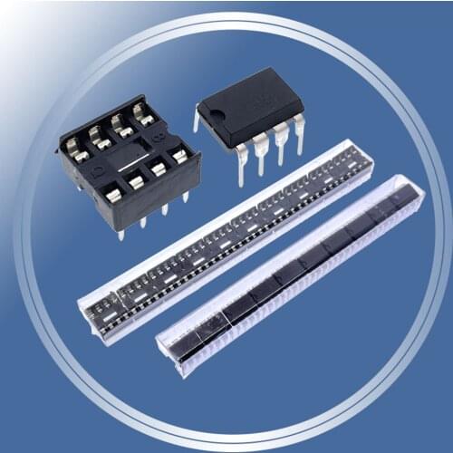 20Pcs , (10 Each) NE555 NE555P IC 555 Timer Programming Oscillator Chip & 8 Pin DIP Sockets