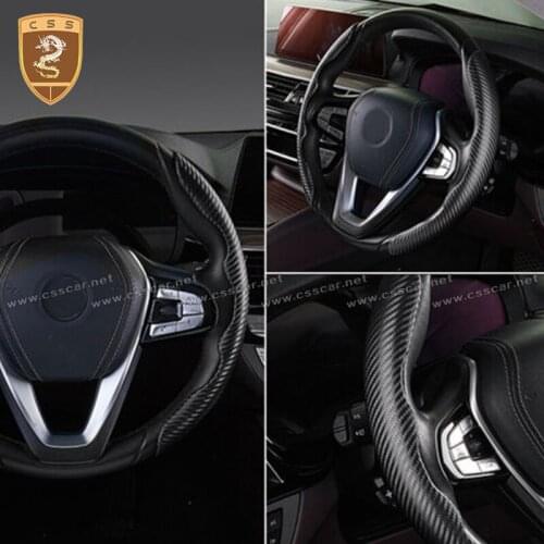2x Car Steering Wheel Cover Breathable Booster Cover Non-Slip Accessories Universal Auto Car Styling