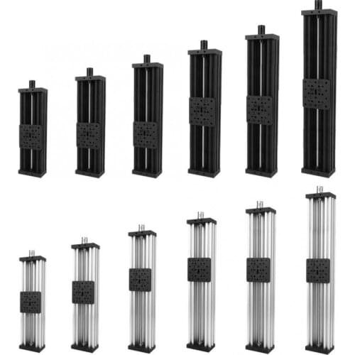 4080U Screw Slide Linear Table Aluminum Alloy Linear Guide Slide 3D Printer CNC Engraving Machine Part Accessories Lead 2mm