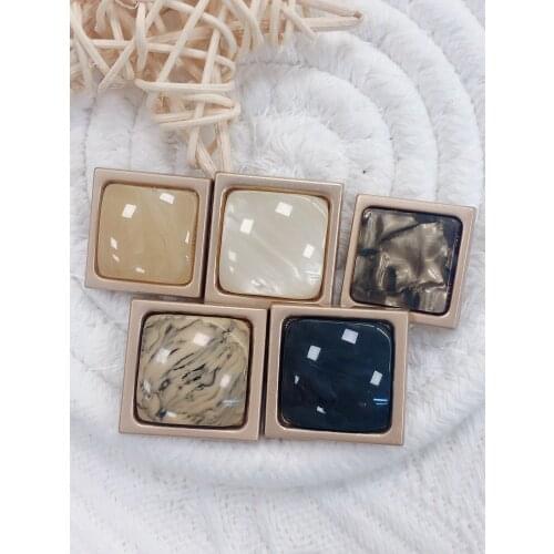 6pcs Gold Metal coat Buttons Decorative for Clothing Designers Craft Needlework Sewing garments 25mm