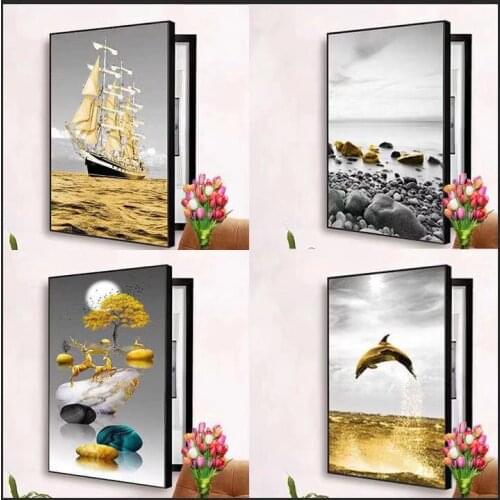 Free Shipping,Covering The Meter Box Decorative Painting,Modern Minimalist Living Room Dining Room Paintings