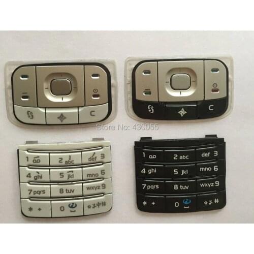 Black/White new Ymitn housing main function keypads,Digital keyboards buttons for Nokia 6110,Free shipping