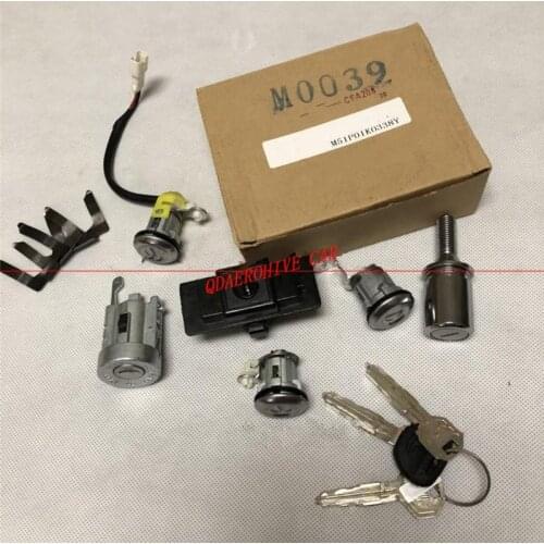 QDAEROHIVE Lock Cylinder & Key Set For PAJERO MONTERO II 2nd 1990-2004 4G54 4G64 4M40 6G72 MR259744 one set