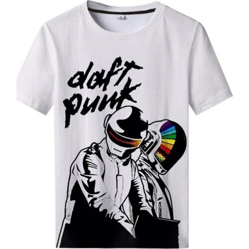 2021 Daft Punk 3D Print T Shirt Men Women Tops Hip Hop T Shirt Harajuku Streetwear Tee