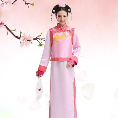 Chinese Qing Dynasty Costume New Princess Costume Chinese Ancient Dress TOP +DRESS Retail Free Shipping