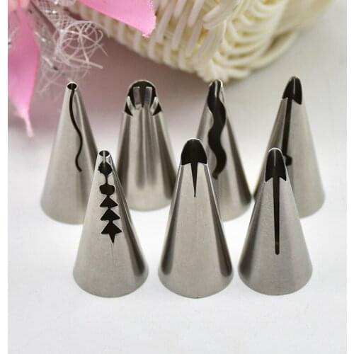 Stainless Steel Skirt Lace Cake Decorating Tools DIY Pastry Icing Piping Nozzles Confectionery Bake Utensils Kitchen Accessories