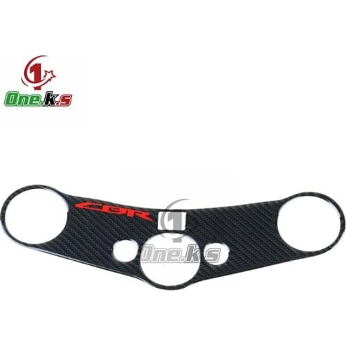 For HONDA CBR600RR 07-17 Tank Pad Gas Cap Sticker Motorcycle Triple Front End Upper Top Clamp Decal