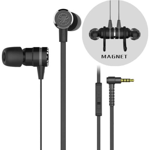 PLEXTONE G20 In-ear Earphone With Microphone Wired Magnetic Gaming Headset Stereo Bass Earbuds Computer Headphone For Phone Spor