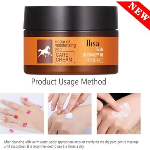 NEW 40g Winter Anti-crack Hand Cream Horse Oil Repair Anti-Aging Whitening Hand lotion Nourishing Hand Care Cream TSLM2