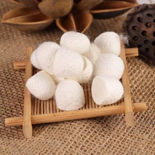 Face Treatments Organic Natural Silk Cocoons Silkworm Balls Facial Skin Care Scrub Purifying Acne Anti Aging Whitening Tools