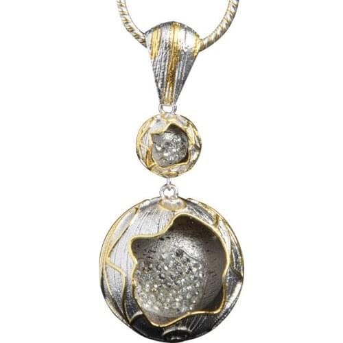 Jewelry Manufacturers Creative New Money Decoration Italian Lace Craft Fashion Europe And America S925 Sterling Silver Pendant