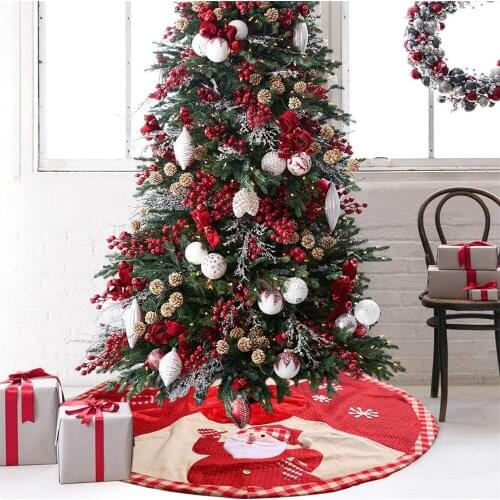 Christmas Decorations Christmas Tree Skirt Tree Bottom Decoration Old Man Tree Skirt Apron Dress Up