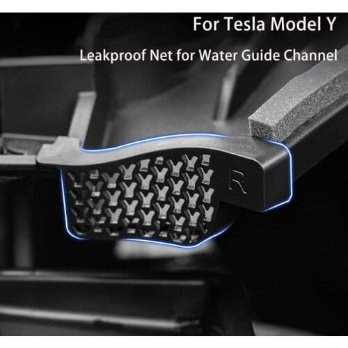Anti-clogging Net Cover for Tesla Model Y ABS Scratch Resistant Car Accessories Leakproof Net for Tesla Model Y Dropship