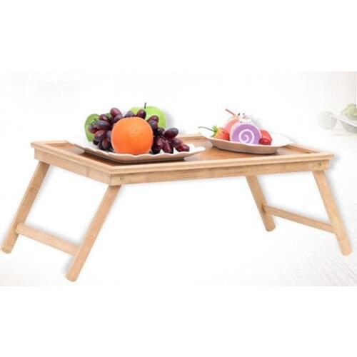 Foldable Portable Bamboo Laptop Desk Notebook Desk Simple Dining Table For Sofa Bed Laptop Table On The Bed Picnic Tables