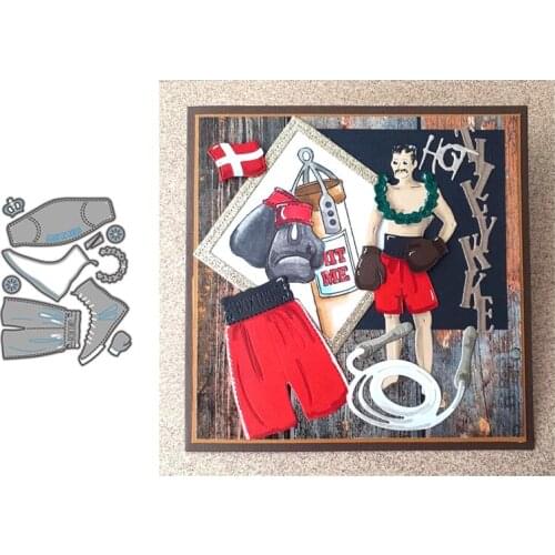 Sports Suit Shoes Pants New Metal Cutting Dies for Scrapbooking Mold Cut Stencil Handmade Tools DIY Card Make Mould Model Craft