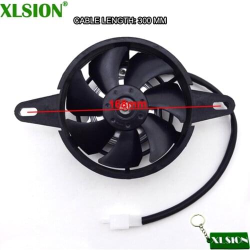 XLSION Electric Radiator Cooling Fan For Honda CRF450X ASIAWING BOROSSI 450 PZF450 CCW HOOLIGUN 450R CHRISTINI 450