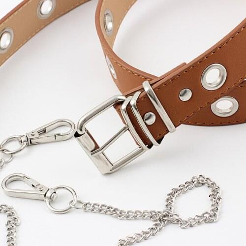 Square Metal Circle Belt women belt Fashion retro jeans dress accessories luxury brand youth cute belts free shipping