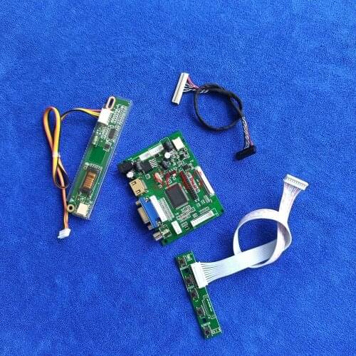 1-CCFL 1366*768 DIY Kit LCD controller drive board 30-Pin LVDS monitor Fit LTN156AT01/M156NWR1 display 2AV VGA HDMI-compatible