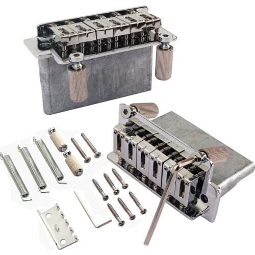 1 Set 6 String Electric Guitar Tremolo Bridge for ocaster Guitar Replacement