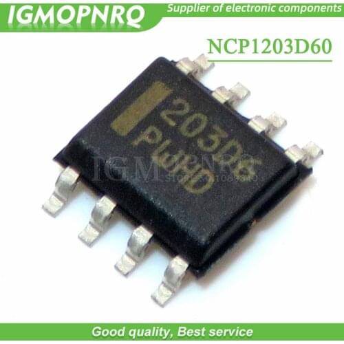 10PCS free shipping 203D6 NCP1203D60 NCP1203D60R2G SOP8 LCD chip 100% new original