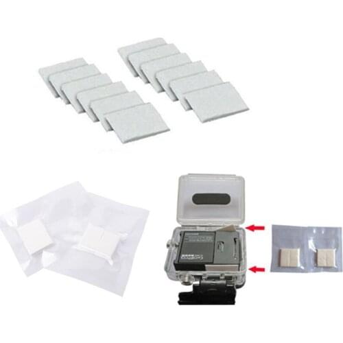 Waterproof Case Camera for Go Pro Accessory 12pcs Anti Fog Inserts for Gopro Hero 7 5 6 Black 4 Xiaomi Yi 4K Sjcam Eken H9