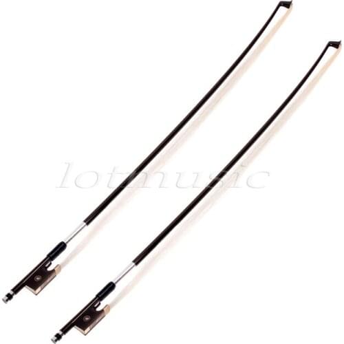2 Set Carbon Fiber 1/4 Size Violin Bow Stunning Bow Violin Bow Accessory Coffee Violin Parts