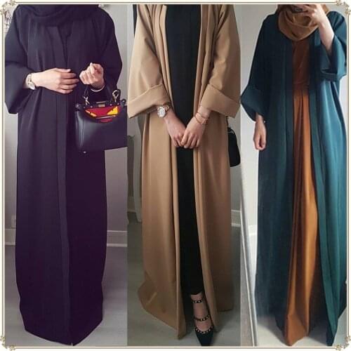 2019 Abaya Dubai Muslim Dress Kaftan Kimono Bangladesh Robe Musulmane Islamic Clothing Caftan Marocain Turkish UAE Eid Gift Part