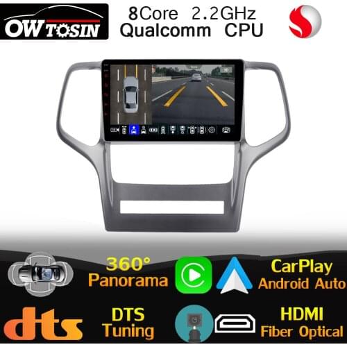 Qualcomm 8Core Android For Jeep Grand Cherokee WK2 2010-2013 360 Panoramic Camera Radio GPS Optical HDMI DTS HIFI DSP WiFi Auto