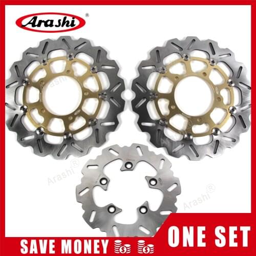 Arashi 1 Set For SUZUKI GSX-1000R 2005-2008 CNC Front Rear Brake Disc Rotors GSXR1000 GSX1000R GSXR 2005 2006 2007 2008 K6 K7 K8