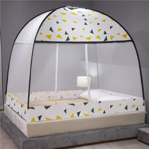 Large Mongolian Yurt Mosquito Net Canopy for Single Double Bed Crib Children Bed Tent Kids Bed Netting Baby Decoration Room