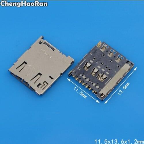 ChengHaoRan 2pcs/lot SIM Card Reader Socket Holder Tray Replacement for Sony Xperia M4 Aqua E2303 E2333 E2353 E2312 E2306 E2363