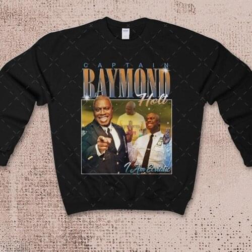 Captain RAYMOND HOLT Rap Hip Hop 90s Retro Vintage Brooklyn 99 unisex