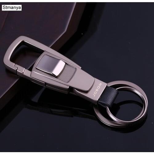 High Quality Key Chain Top Business keychains men 's waist hanging Women car key ring Best Gift Key Holder With box