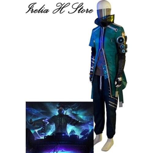 True Damage Yasuo LOL Cosplay The Unforgive True Damage Yasuo Cosplay Costume coat shirt pants Mens costumes Gift