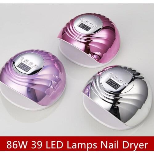 86W LED Lamp For Nails Nails Dryer Gel Polish Lamp Drying Nail Polish Ice Lamp For Nail Manicure LED Lamp Machine Nail Tools