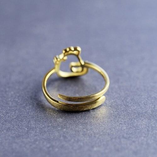 MAOKE Women's Gold Rings