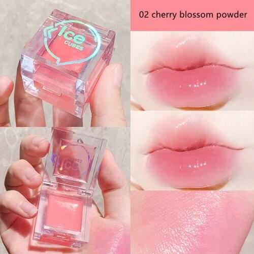 1pcs Ice Cube Lip Mask Lip Balm Moisturizing Lasting Moisturizing Exfoliating Fading Lip Wrinkles Primer Lipstick Lip Bloss