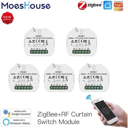 MoesHouse tuya smart tuya smart home zigbee home automation smart hom zigbee blinds curtain switch Windows roller motor