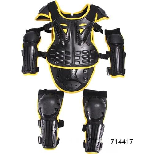 Full Body Motorcycle Armor Children Motocross Armour Jacket Balance Bike safe bike BMX DH ATV suits Knee elbow guard
