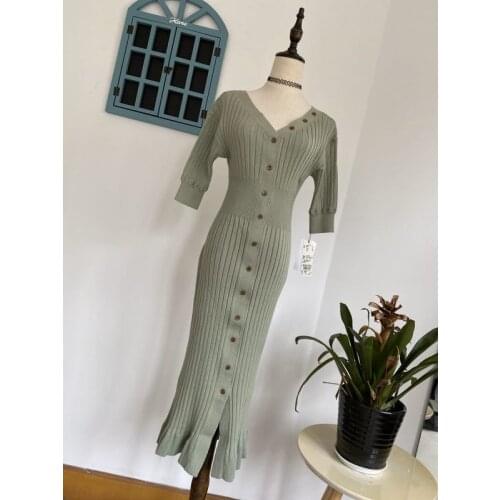 Nisexper Fashionable Knitted Dresses