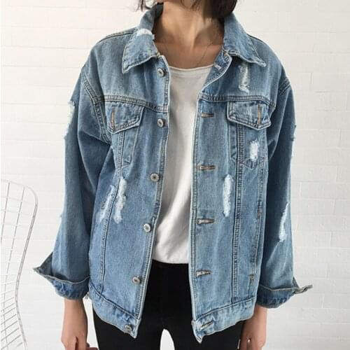 New Women Coat Denim Jacket Women Autumn Winter Denim Jacket For Women Jeans Jacket Loose Coat 2020